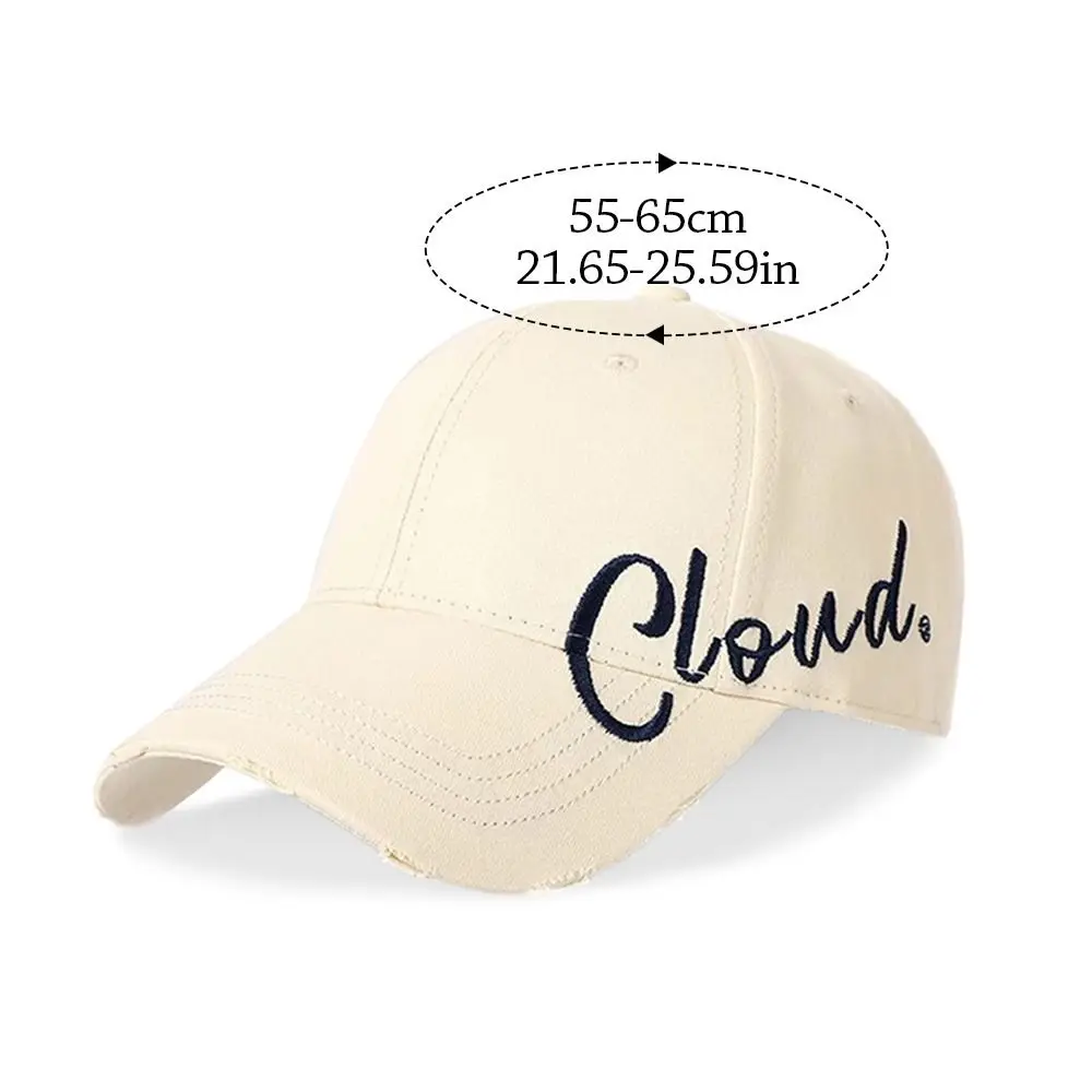 محيط الرأس الكبير قبعات البيسبول الصيف قابل للتعديل خمر قبعات واقية من الشمس إلكتروني التطريز الرياضة في الهواء الطلق أبي تاكر قبعة