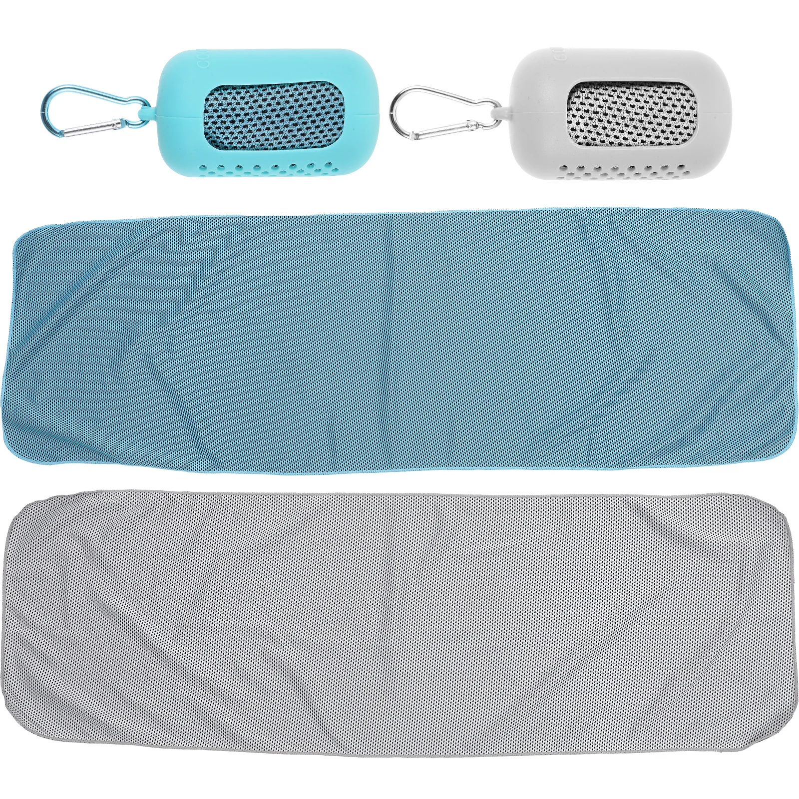 

Portable Quick Dry Travel Towel 2 Sets Cooling Workout Towel for Yoga Fitness Sweat Absorbing Gym Towels for Women Outdoor
