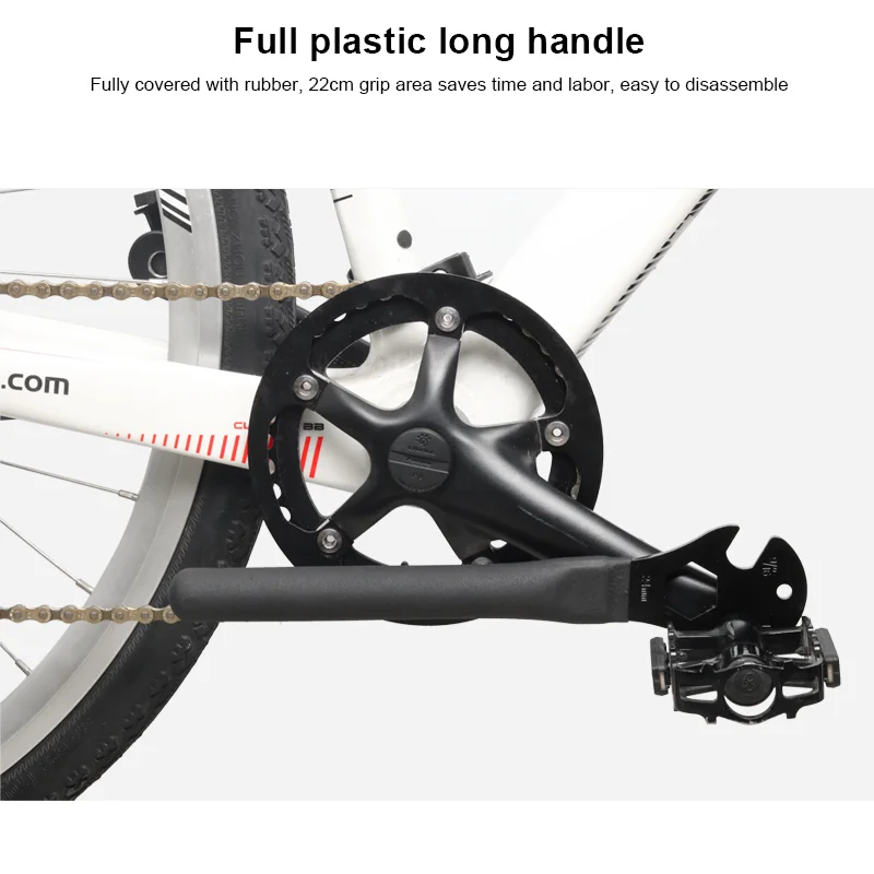 Fahrrad Pedal Schlüssel Extra Lange Griff MTB Straße Mountainbike Pedale Installieren Entferner Entfernung Ersetzen Reparatur Werkzeug Spanner 15mm – Detail 10
