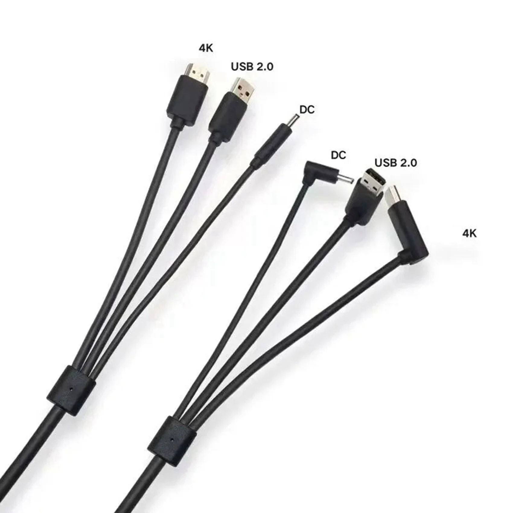 

【SURPISE】2X For HTC Vive 3-In-1 Accessories Replacement Cable -Compitable 5M, USB, Power VR Games