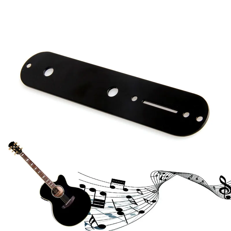 Quality Top Electric Guitar Black Control Plate for Guitar