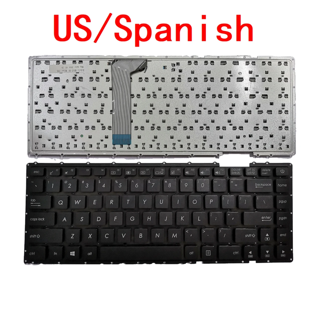 

New US Spanish Laptop Keyboard For ASUS X442 X442U X442UA X442UR A442 A480U A442U A442UF A442UQ A442UR R419U