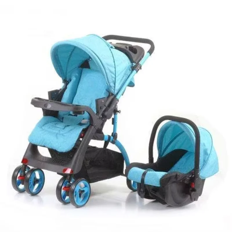 Poussette de Luxe Pliable en Aluminium pour Bébé, Avion observateur