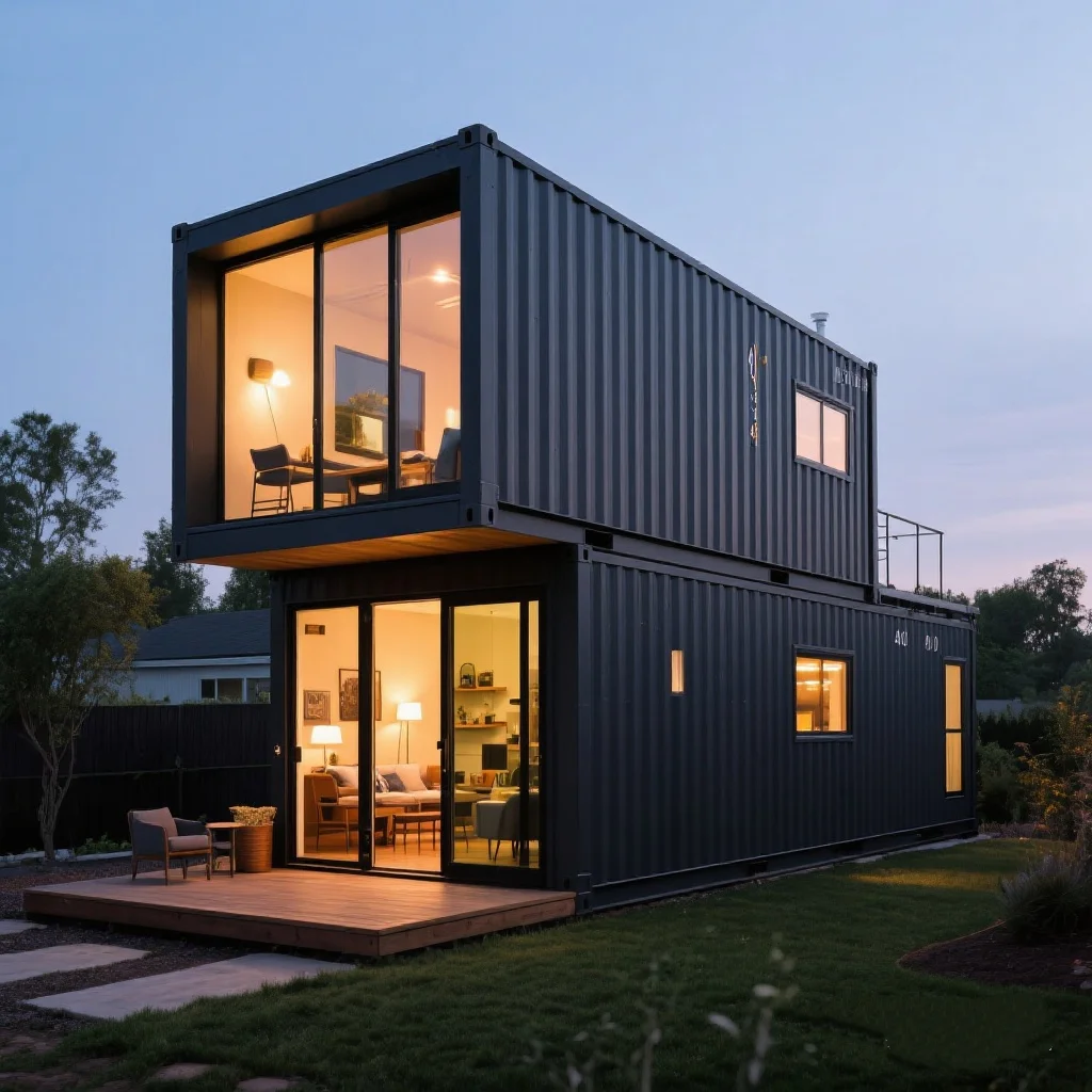 Wholesale 3 Bedroom Luxury Expandable Container House 40ft 20ft Foldable Prefab Home with Solar Panels for Sale