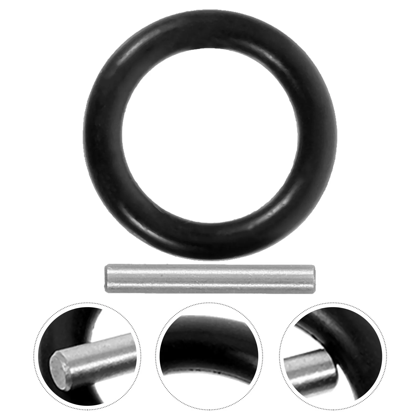 6 set Electric Wrench Socket Retainer Ring Set Drive Pin Stainless Steel Rubber Portable Tool Parts Accessory For Power Tools