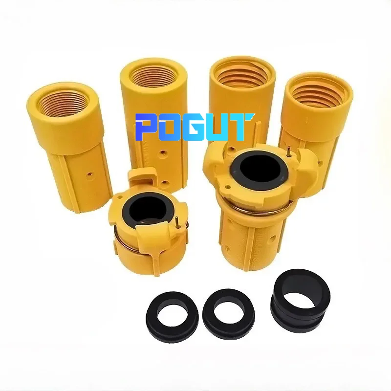 Portable Sandblasting Machine Accessories Nylon Quick Connector Pipe Sandblast Gun Base for Boron Carbide Sandblaster Gun