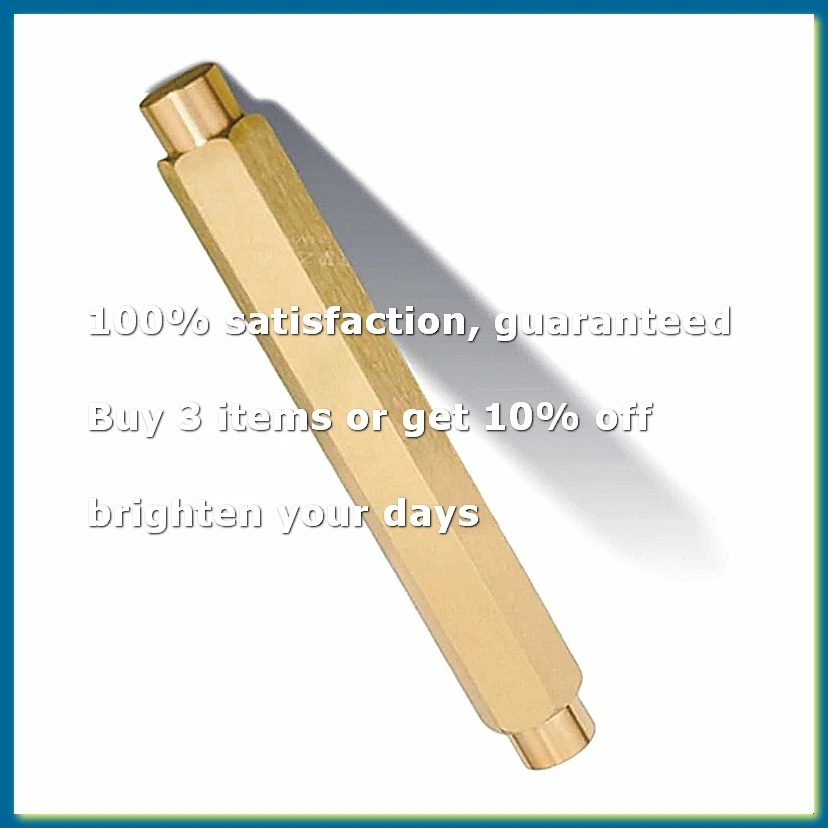 Mini -Brass Pocket Pen, Small Short & Compact Fancy Vintage Ballpoint Pen for Travel, Gift Pen with 4 Refills Set 7