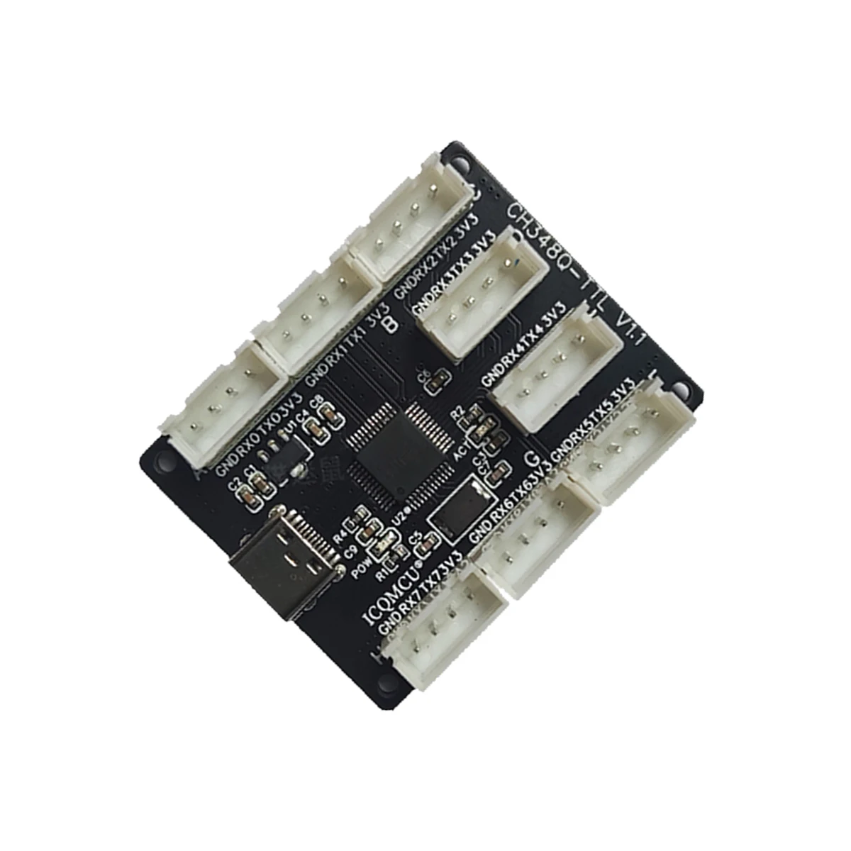 CH348 module Type-C 8-way multi-channel serial port expansion board module USB-TTL module CH348Q Type-C