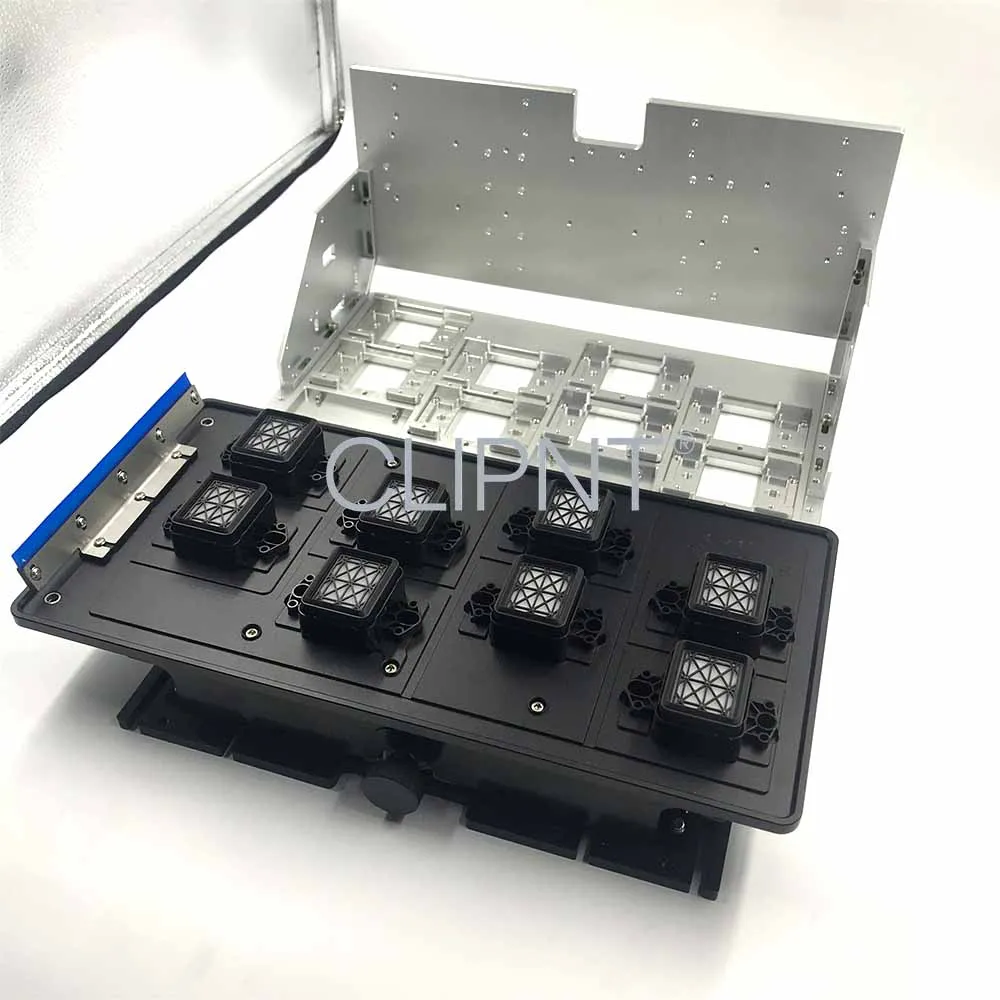 KYJET printer 8 heads carriage/cap station for 4720/I3200 printhead bracket head frame for UV flatbed printer