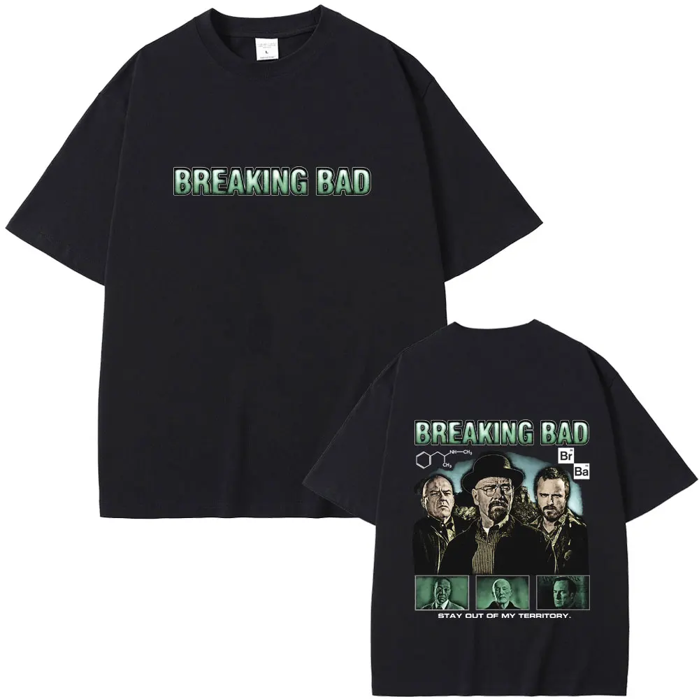 

Heisenberg TV Breaking Bad Stay Out of My Territory T-shirt Better Call Saul T Shirts Summer Men Women Fashion Oversized Tshirt