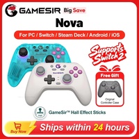Gamesir Nova PC Gamepads For Nintendo Switch 2 Controller Windows Steam Switch Android IOS Gamer Hall Effective Sticks HD Rumble