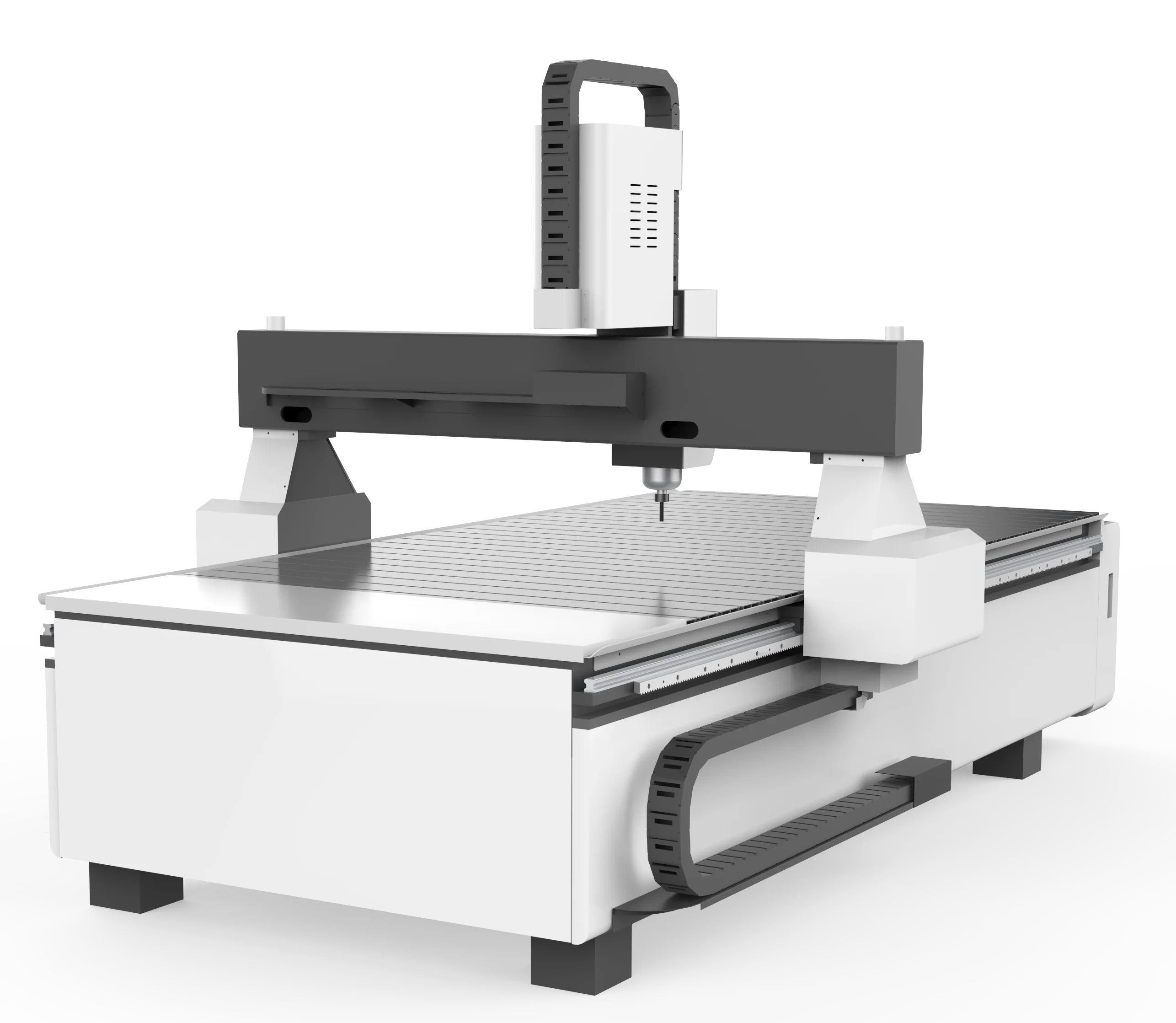 Xunke 3 Axis Woodworking CNC Router Engraver with Ball Screw Drive for High Precision Frame Carving
