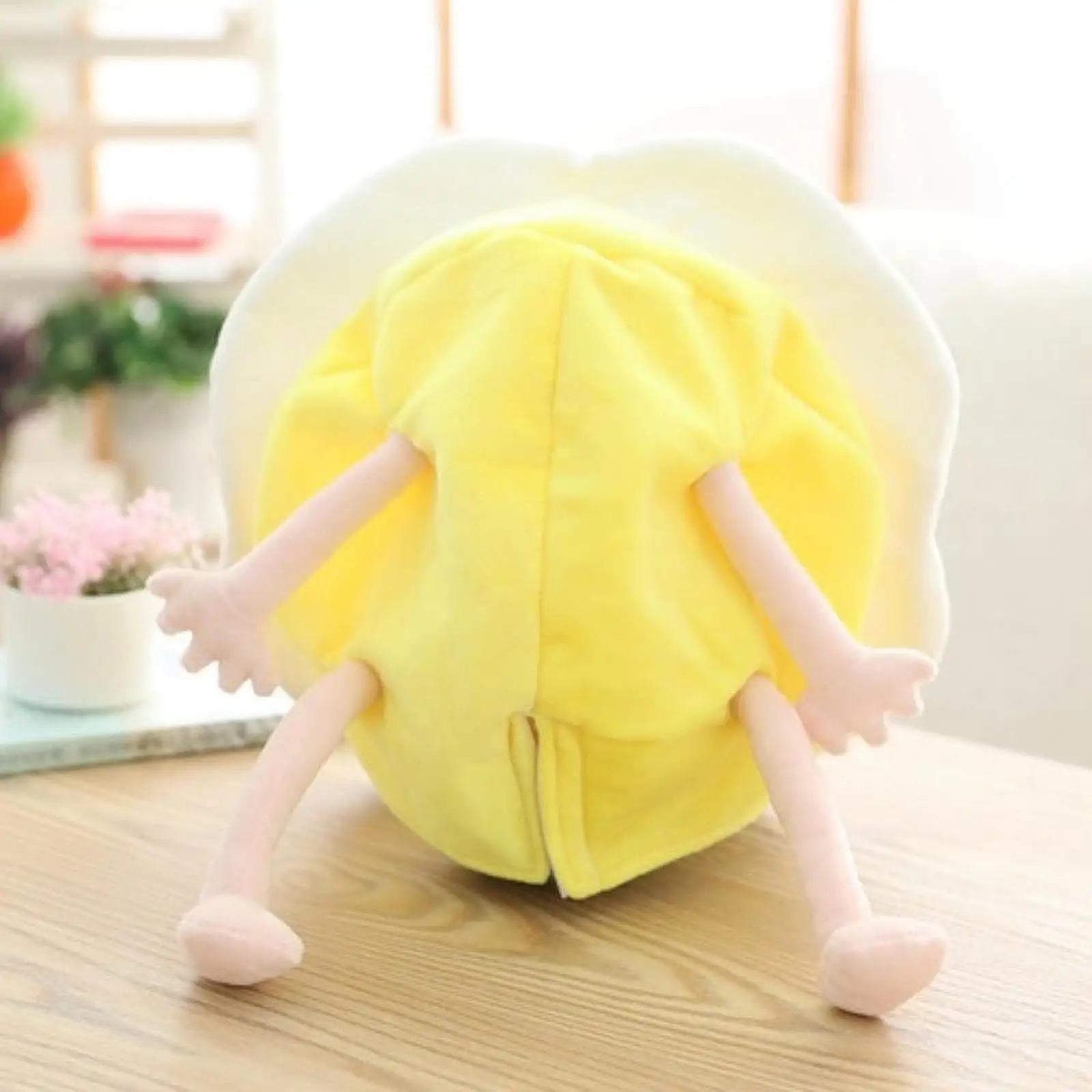 

Poached Egg Headgear Hat Funny Gift Toy Decor Costume Cap for Birthday Holiday