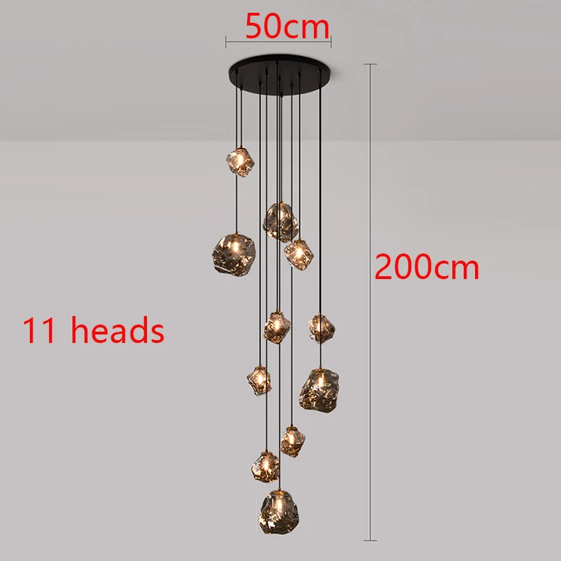 Modern interieur led-verlichting hanglamp lampen voor trap Kroonluchters voor woonkamer hanglamp binnenverlichting