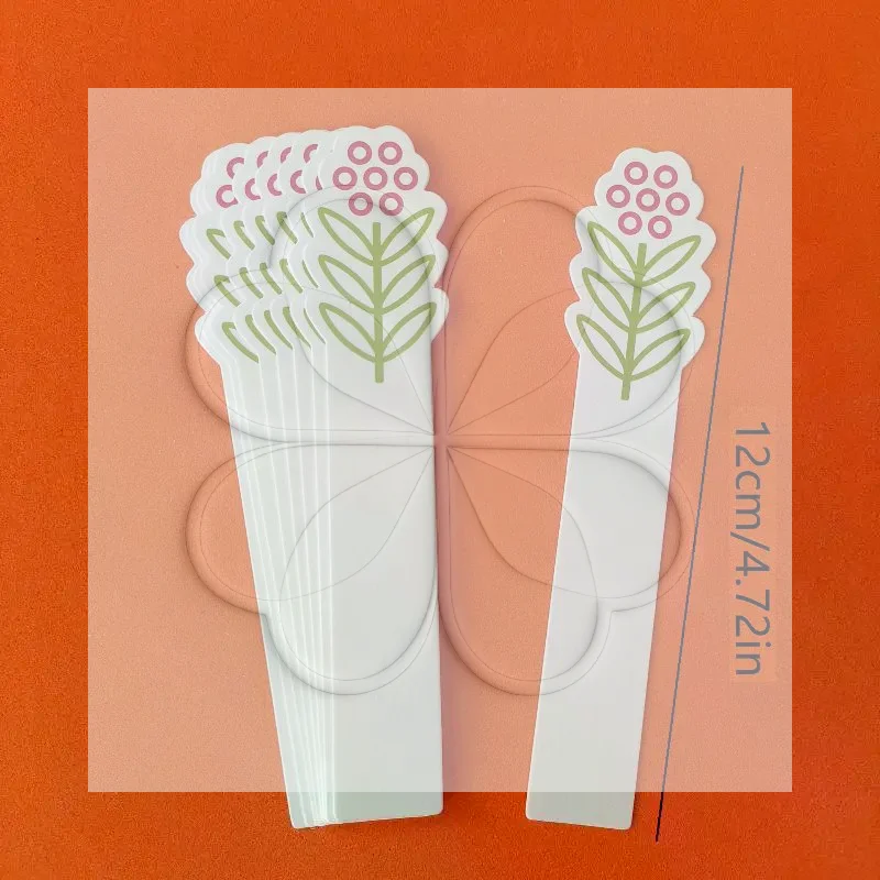 50Pcs Perfume Paper Test Strips Flower Shape Essential Oil Testing Fragrance Scents Aromatherapy Sample Strips