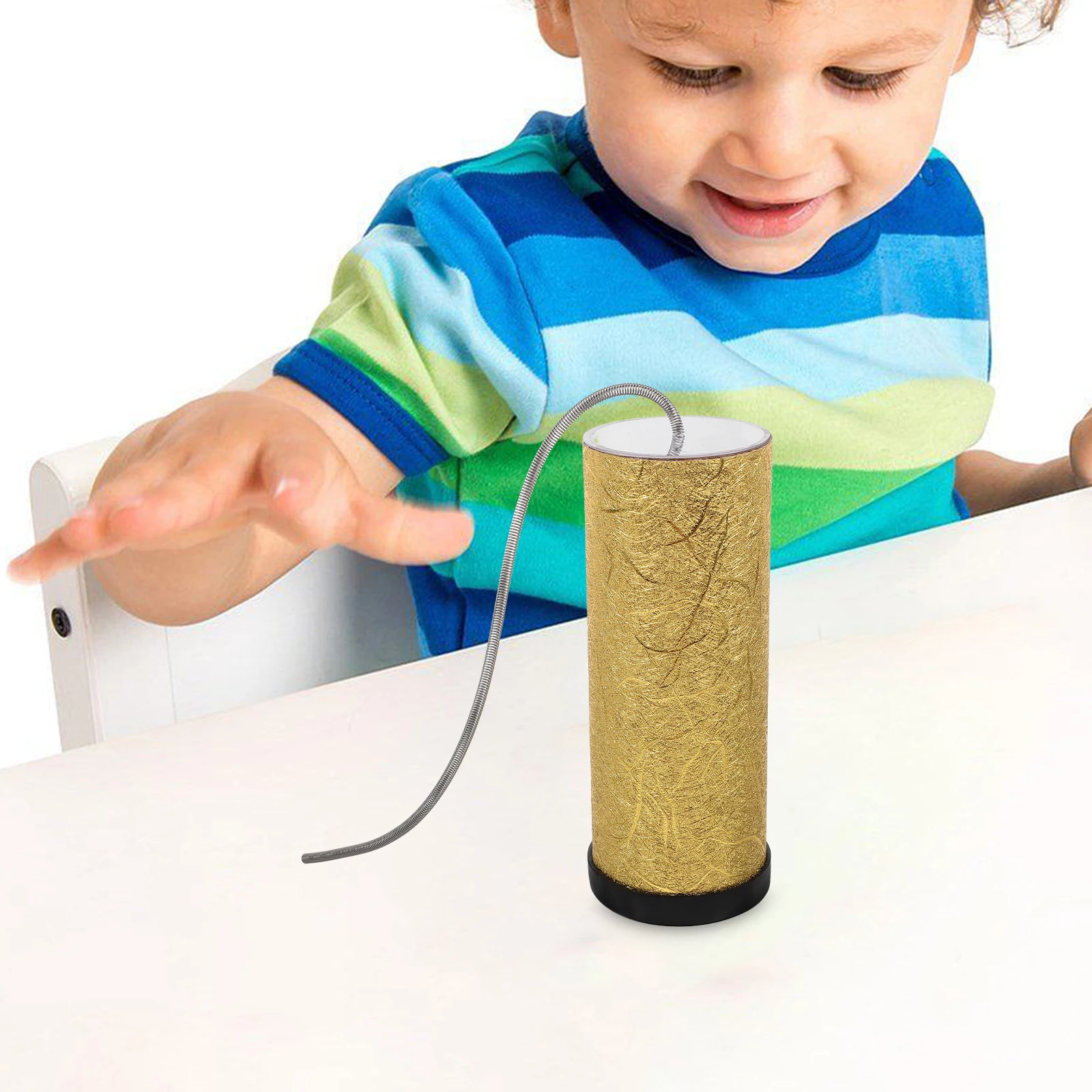 

Thunder Drum Kids Percussion Instruments Toddler Noise Tubes for Metal Musical Sound