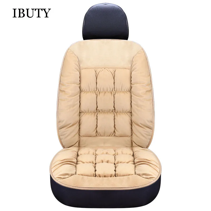 ل هونغكي H5 H9 HS5 HS7 E-HS9 2025 2024 2018 2020 2023 سيارة الجبهة مقعد الحصير غطاء الخريف الشتاء الدافئة أفخم وسادة مقعد السيارات