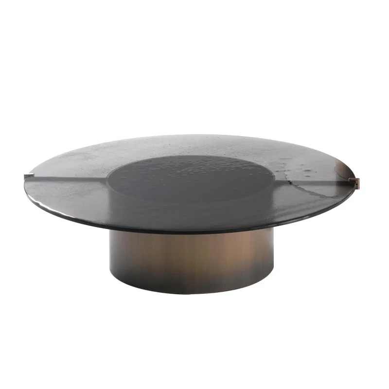 Mesa de centro combinada de metal para quarto