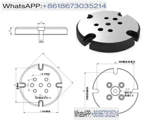 Self-Centering Vise 4-axis 5-Axis Precision Concentric Vise  Fixture Quick Change 3R