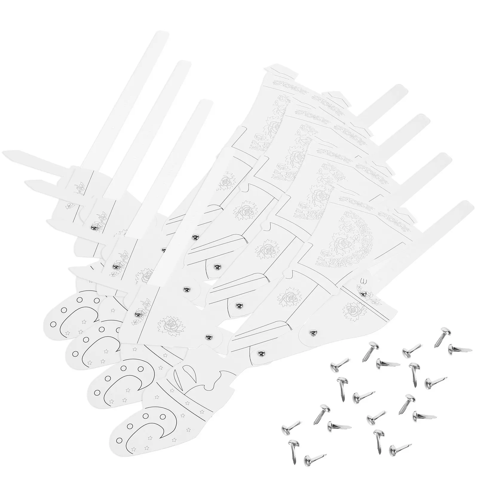 

4 Pcs Gift for Children Chinese Traditional Toy Kids Paper Puppet Toys Parent-child Activities