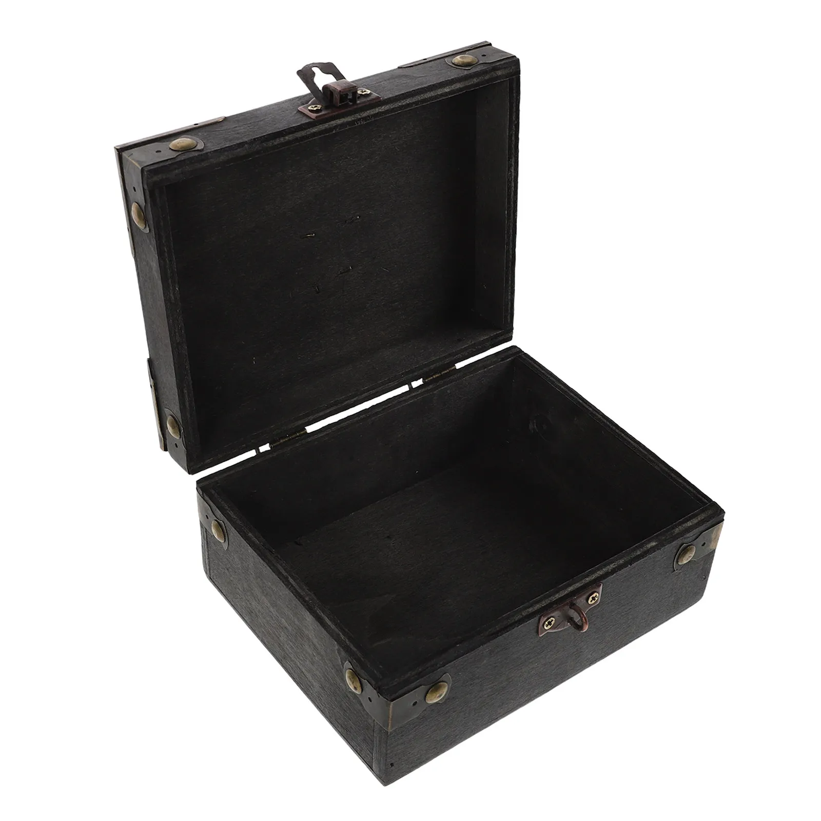 

Escape Room Treasure Chest Vintage Wooden Puzzle Box Combination Lock Decorative Jewelry Organizer Earring Storage