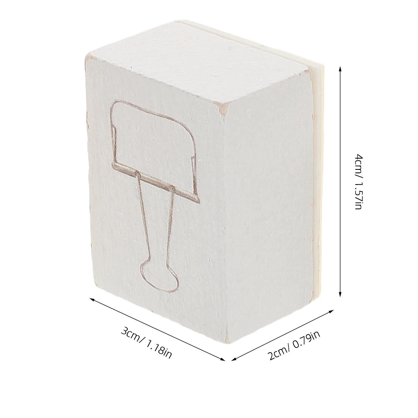 Set da 3 pezzi in legno fatto a mano dal design retrò per scrapbooking, diari, carte, buste, kit artigianale