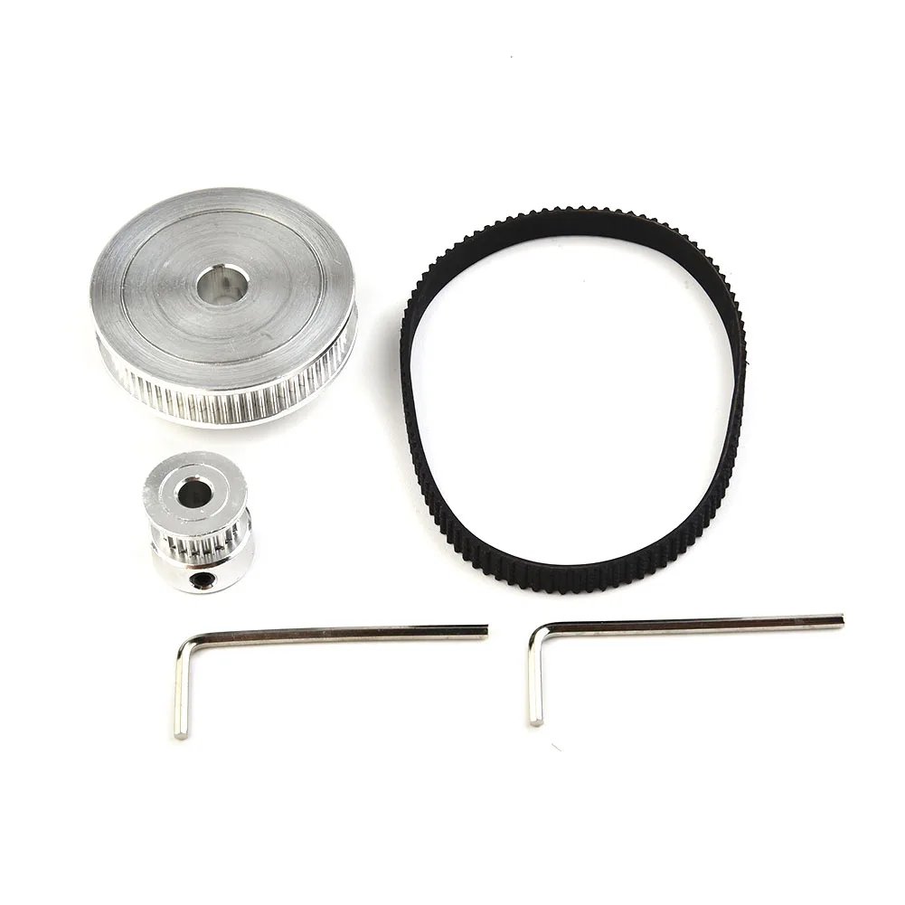 High Performance Closed Loop Timing Belt (200mm) with 20T and 60T Pulleys for Reliable Use in Reprap & Printers