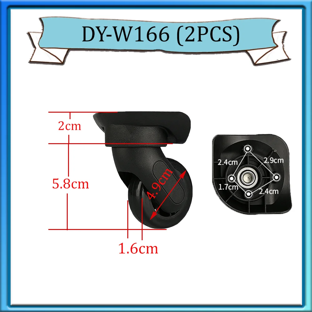 For Samsonite Trolley case universal wheel Luggage Wheel accessories Password Travel Accessory Roller pulley caster Maintenance