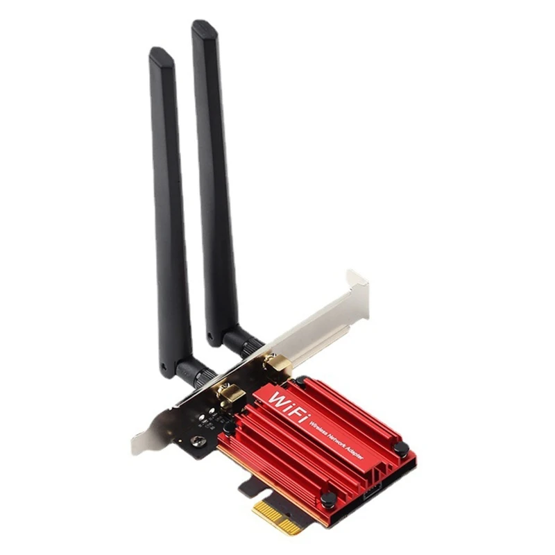 

Беспроводная сетевая карта AX1800S WIFI6 Desktop PCI-E Gigabit, 1800 Мбит/с, два диапазона, 2,4 ГГц