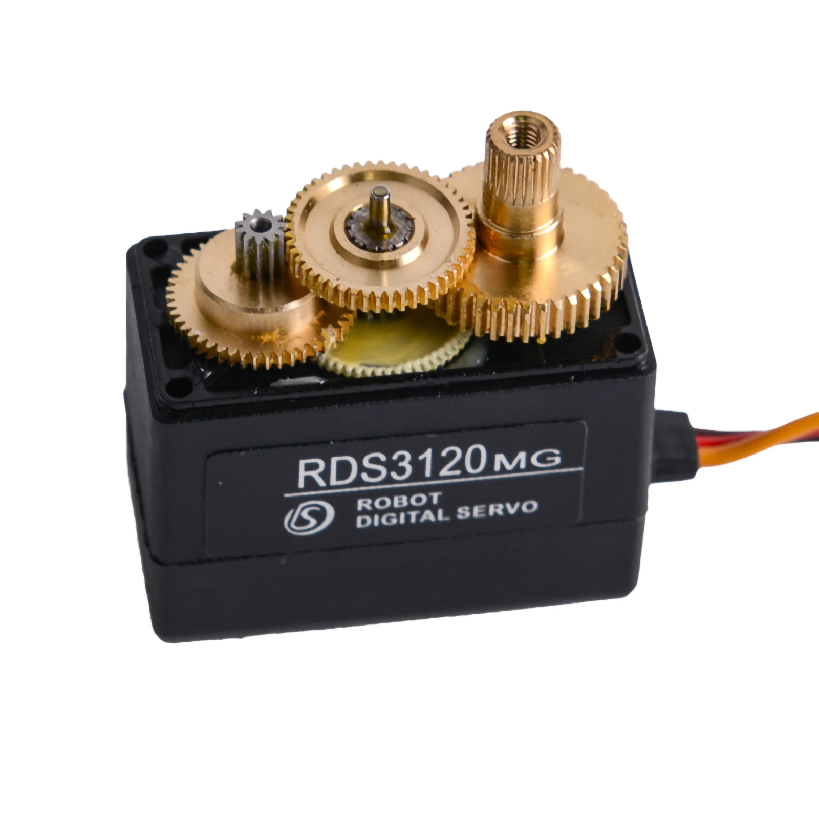 Servo motor digital 20KG RDS3120 6V 180 °   270 °   Metal Gear DIY com suporte de montagem em U para Arduino RC 1:8 1:10 1:12 Baja Car Robot