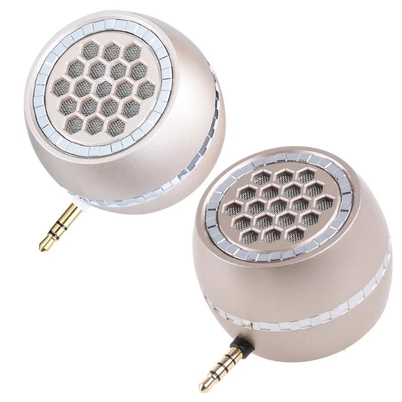 Wireless Phone Speaker Built-in 500mA Lithium Battery 3.5mm Aux Sound Box