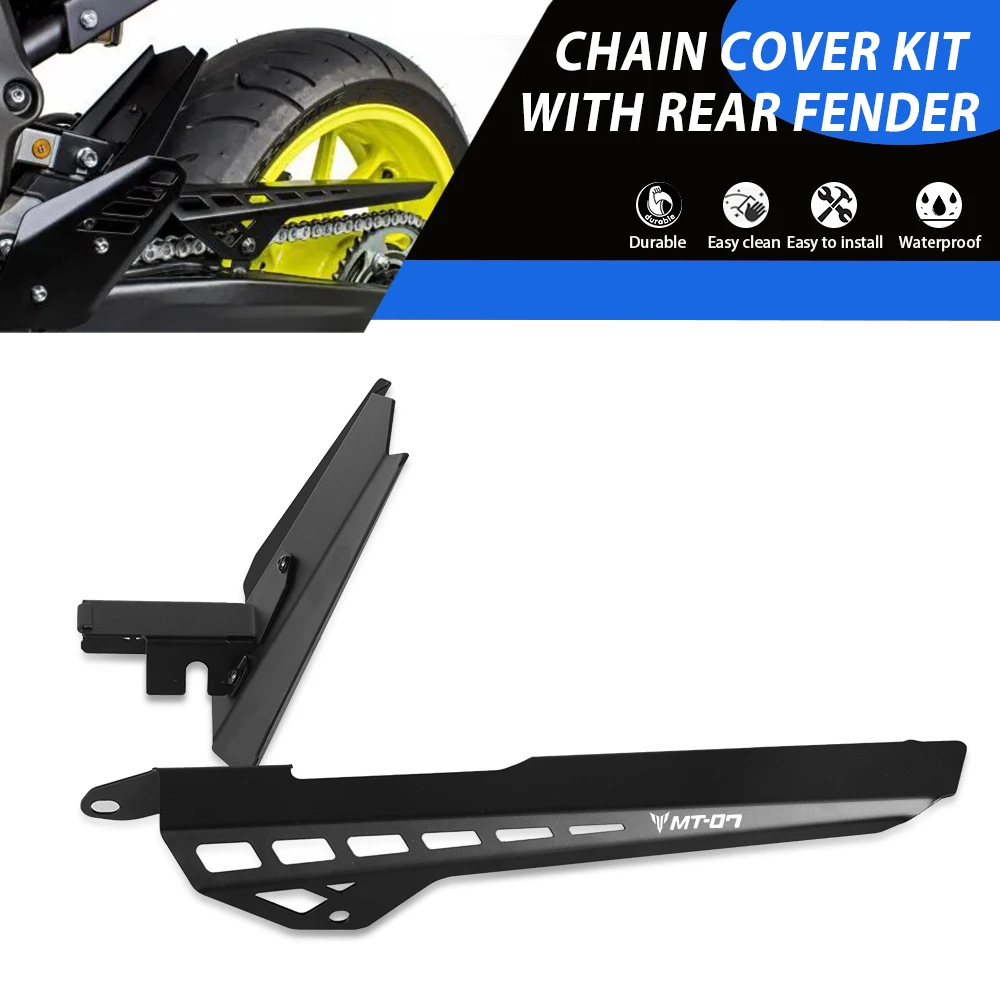 For YAMAHA MT-07 MT07 TRACER 700 7 GT Chain Guard Cover Rear Fender Tire Hugger Mudguard FZ-07 XSR 700 XTribute YZF R7 XSR700