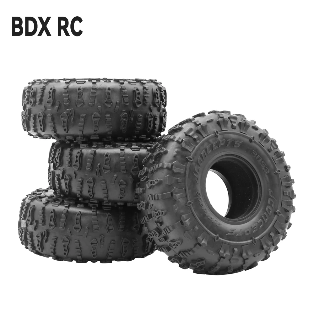 Wheel Tires 1.9 Inch Rubber Tyre 125X50MM for 1/10 RC Crawler TRX4 TRX6 Axial SCX10 AXI03007 90046 BRX10 WHEEL 90018