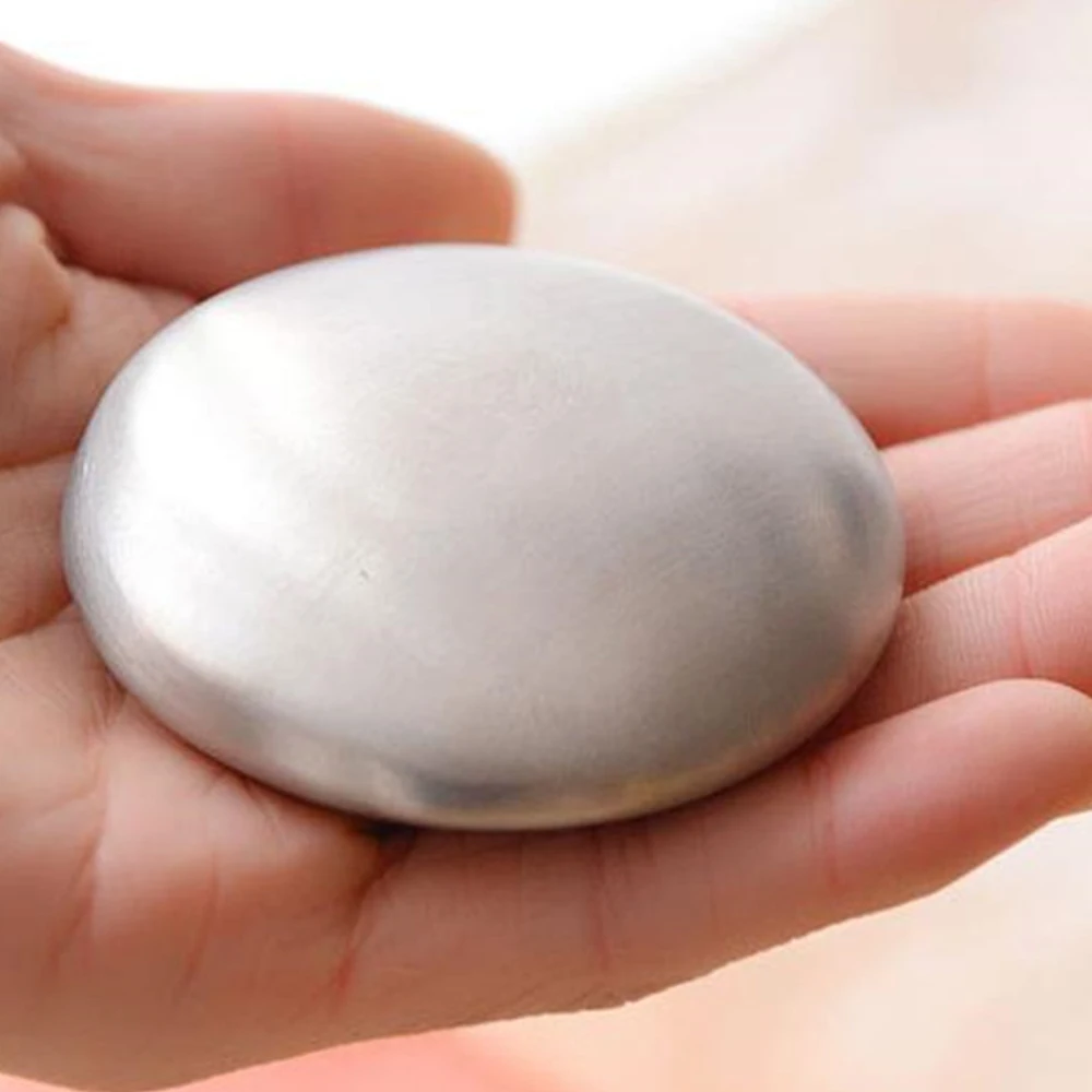 مزيل رائحة الصابون من الفولاذ المقاوم للصدأ ، ملحقات تنظيف بار المطبخ ، البصل ، السمك ، الثوم ، غسالة اليد المعدنية