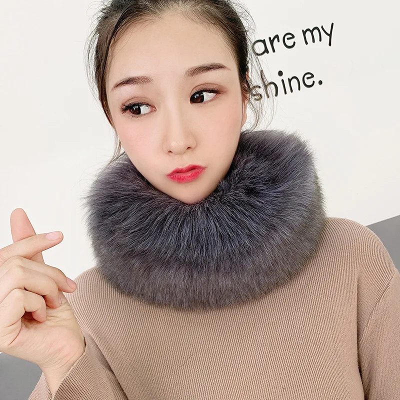 Faux Fur Collar for Women, Thick Collar, Warm Neck Protection, Winter, New