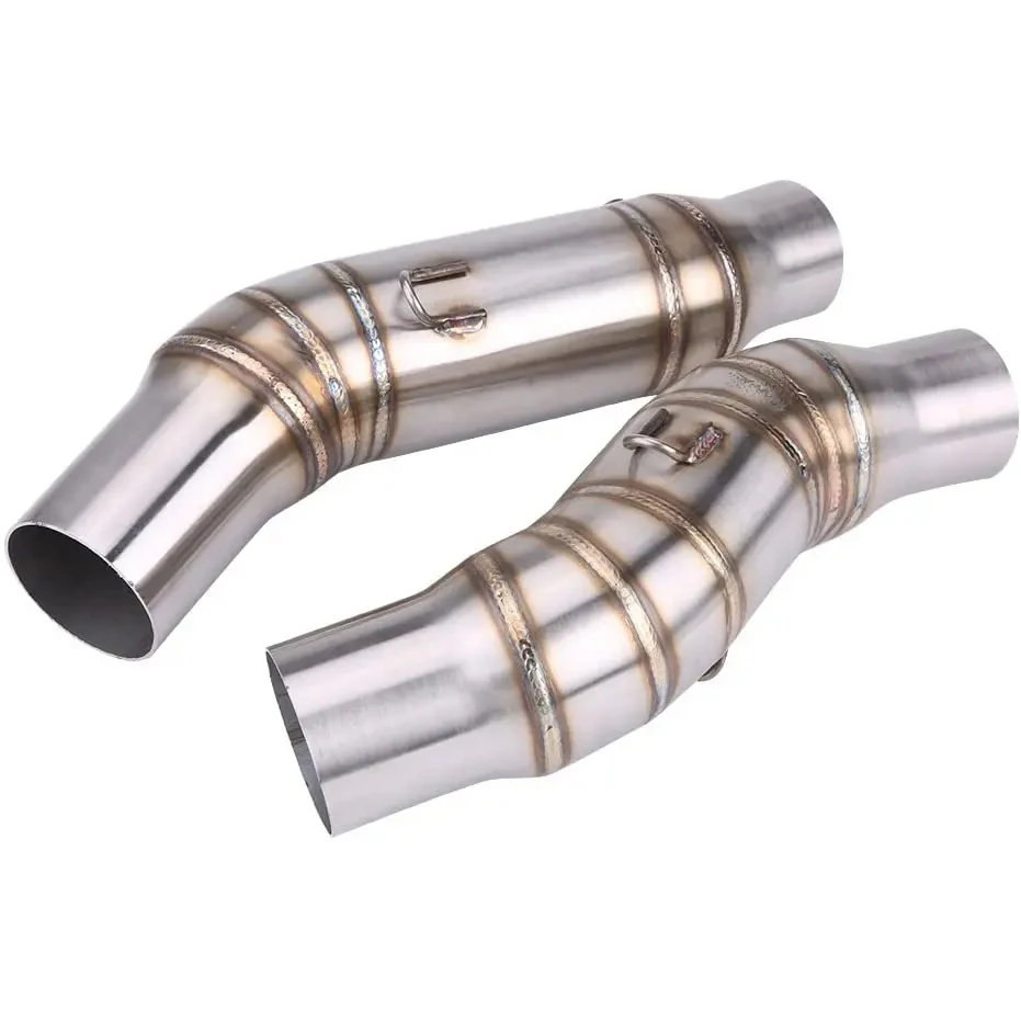 Motorcycle Exhaust Middle Pipe High - Efficiency Exhaust Muffler Escape Link Pipe WIth Gasket 2010-2017 For Kawasaki Z1000 - view 4