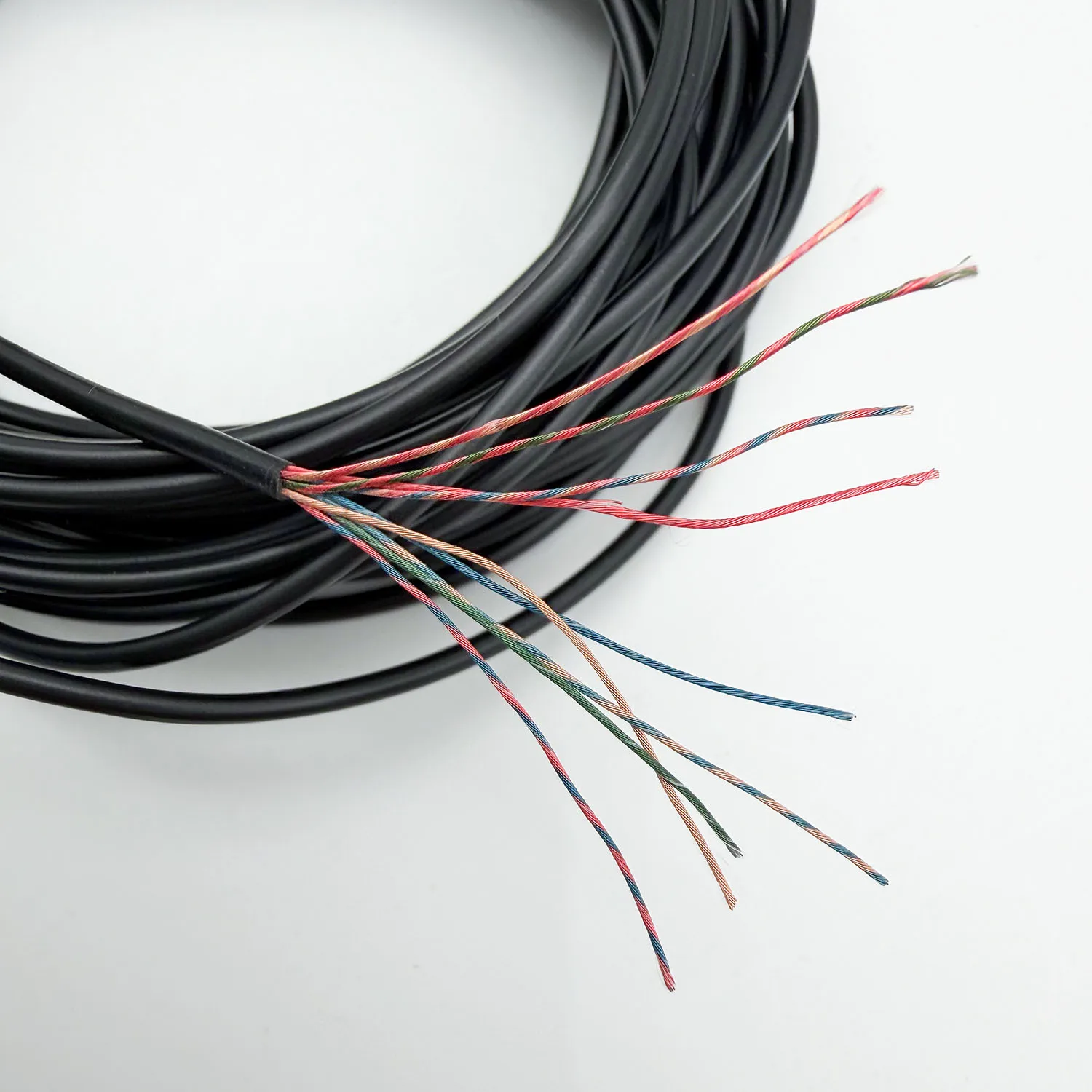 Multi-core Enameled Wire 10 Core Conductor 8/0.08MM Soft Cable PVC Headphone Cable Repair Line