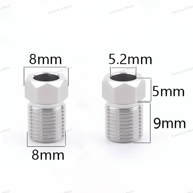 Titanium Alloy Brake Handle Oil Pipe Joint Nut Disc Brake Oil Pipe Connection Screw Suitable for M7100/712/8100/8120/9100/9120