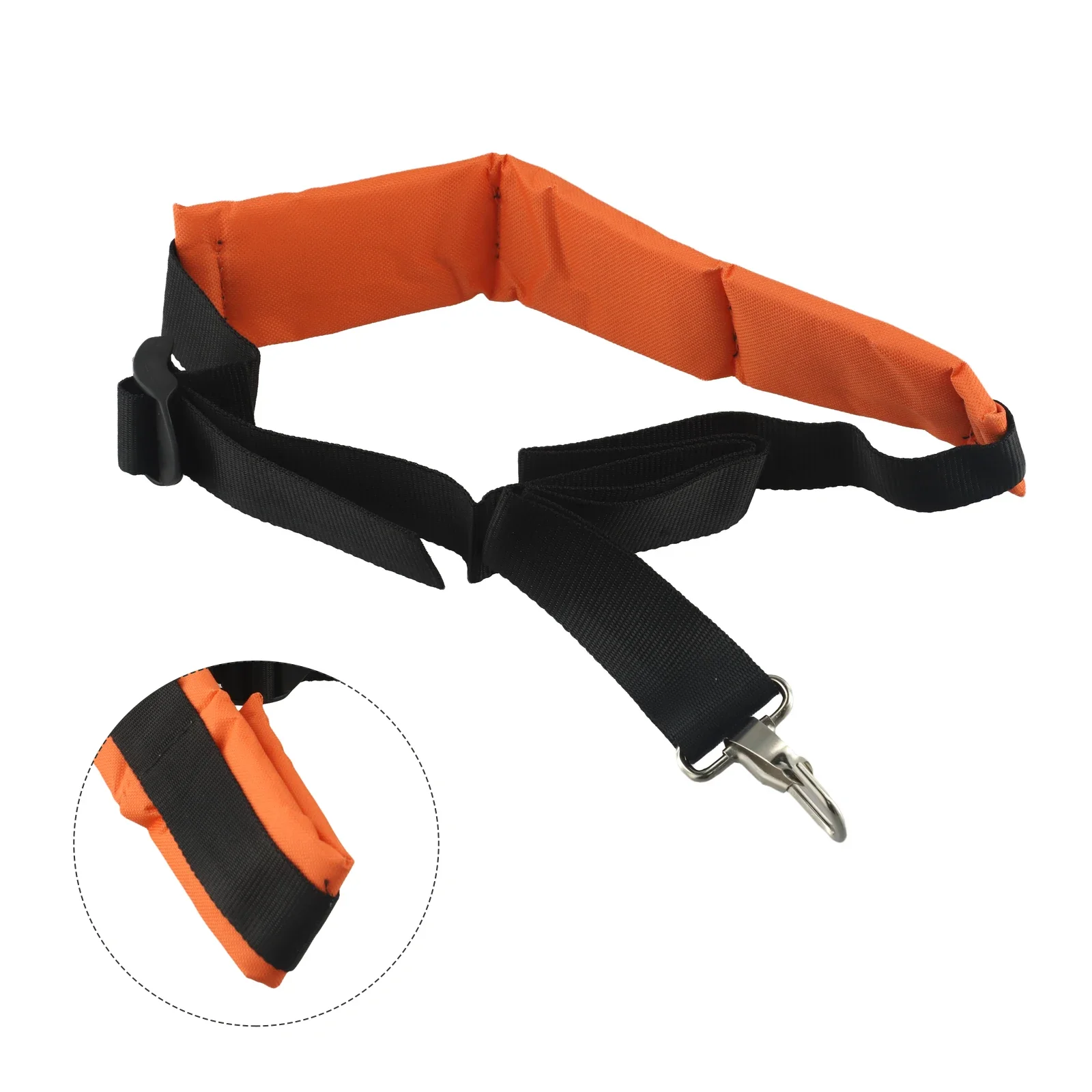 

Comfortable Adjustable Shoulder Strap Harness for String For Trimmers and Leaf Blowers Designed to Reduce User Fatigue