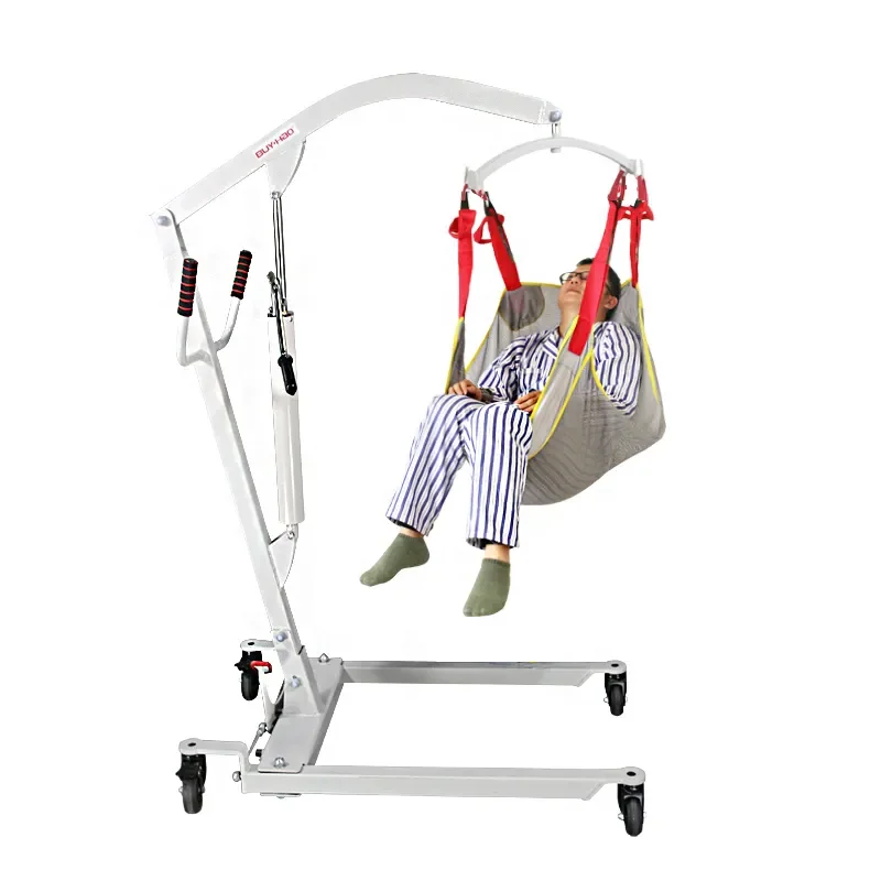 Multifunctional manual hydraulic lift chair for elderly paralyzed patients lift transfer chair