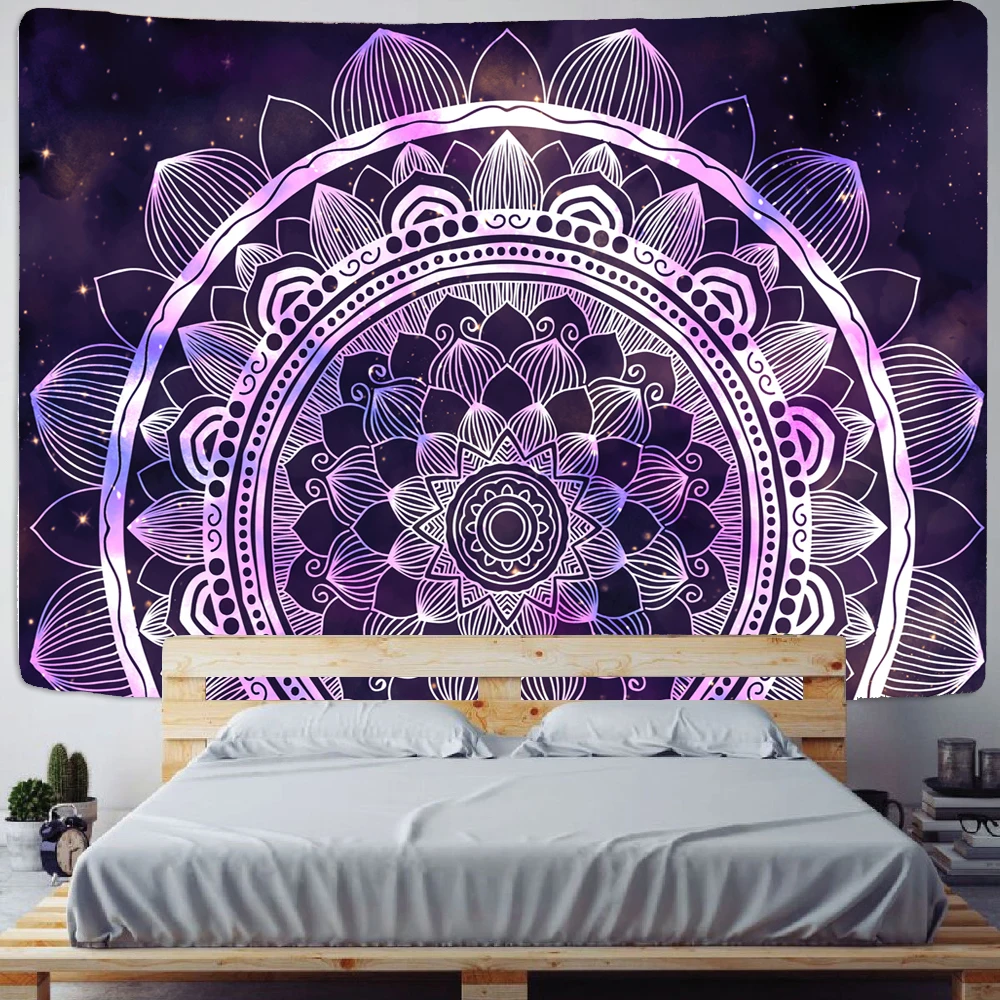 Indian Mandala Tapestry Wall Hanging Sandy Beach Throw Rug Blanket Tent Travel Bohemian Sleeping Pad Tapestry room art decorate