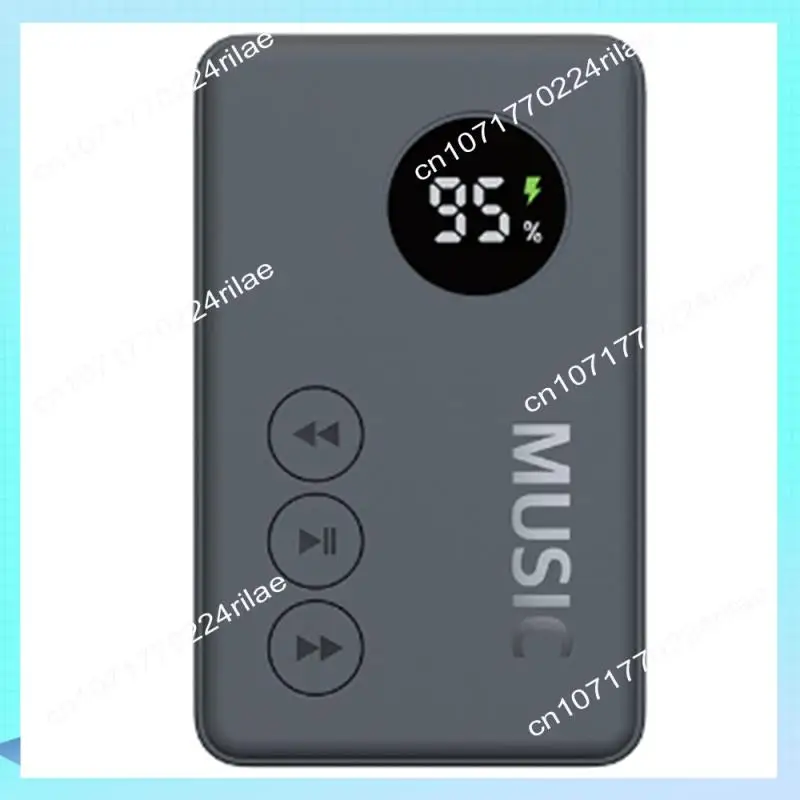 A17Z Car Audio Bluetooth 5.3 Adapter, 2-In-1 Transmitter Receiver With LED Display, Wireless Aux Connection