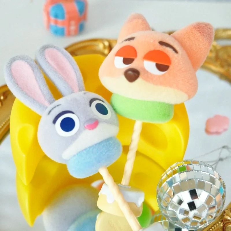52toys Disney Zootopia Cotton Candy Series Blind Box 52toys Anime Figur Kawaii Beflockung Custom Mystery Sammlergeschenk