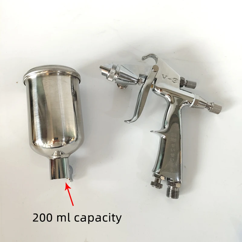 ATPRO Small V3 Repair Spray Gun Nozzle 0.5/0.8mm Automotive Leather High Atomization Pneumatic Spray Painting Tool