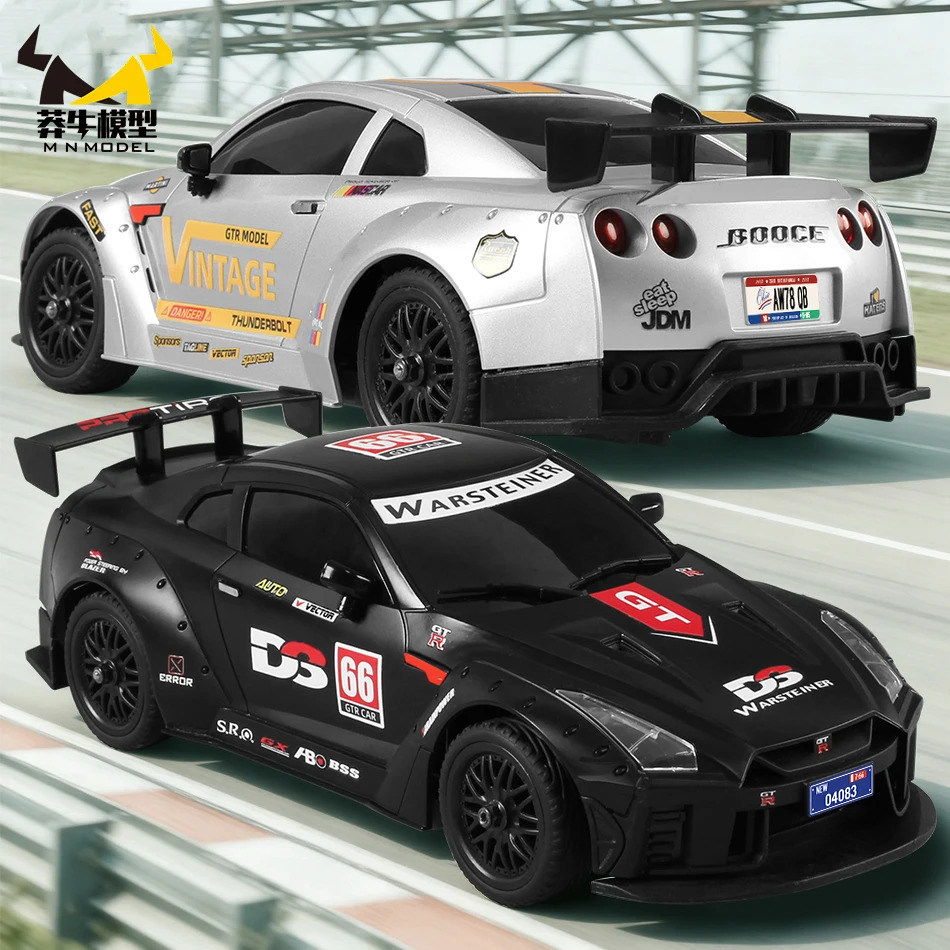 MN نموذج 1:16 4WD GTR RC المهنية عالية السرعة الانجراف سيارة سباق السيارات الرياضية المنافسة سباق جمع لعبة مجسمة للكبار