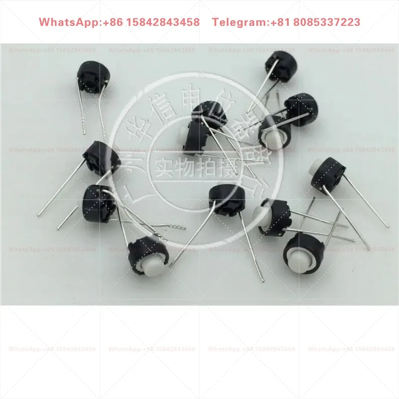 Tactile Touch Switch, Mixer Internal Button, 6x6x5mm White Head VSG1024-100Pcs