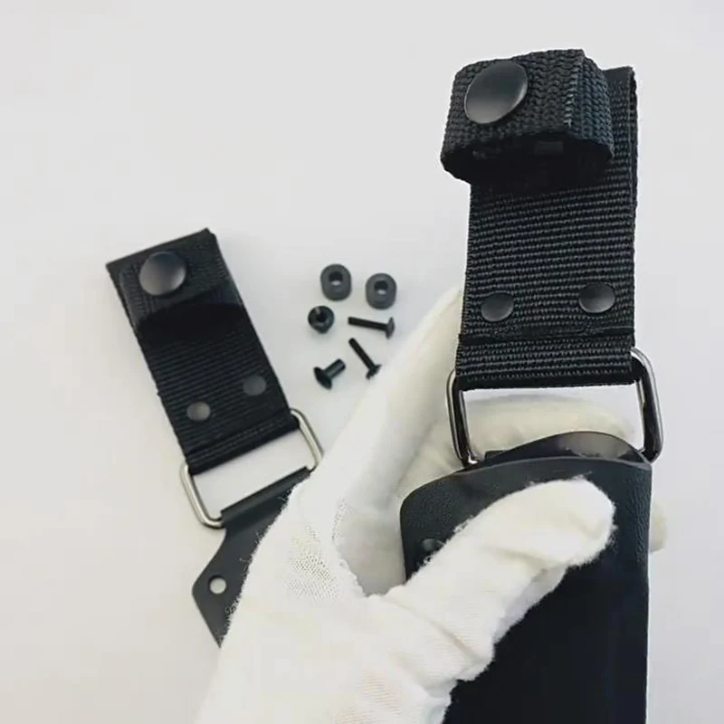 Fits for 5-6MM Hole Small Straight Knife Scabbard Blade Sheath Carrying System Connecting Accessories Waist Strap With Screws