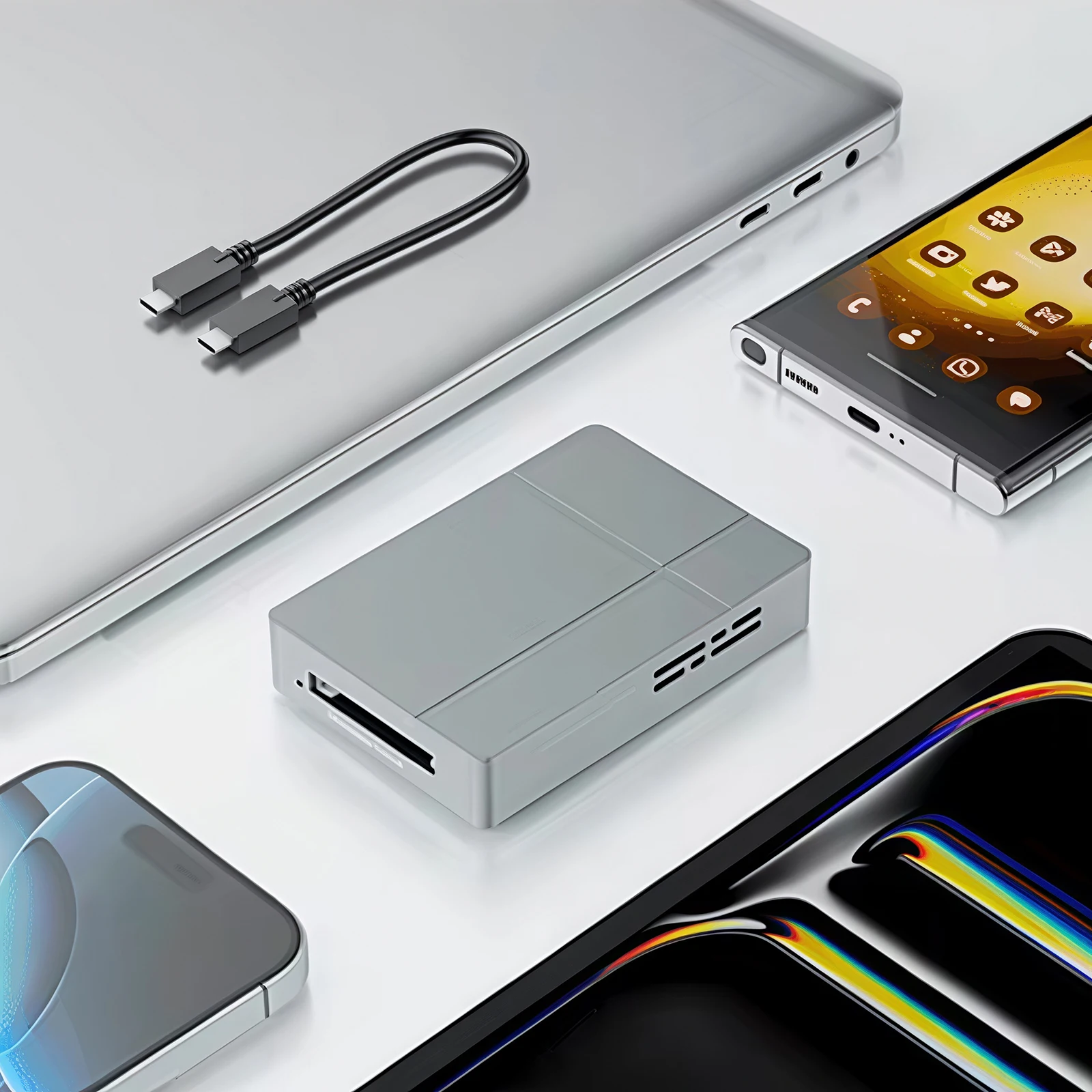 40Gbps High-Speed CFe-B Card Reader USB4.0 USB-C Cfexpress Type B Cards Readers CFE Type B Readers For Android/MacOS/Windows