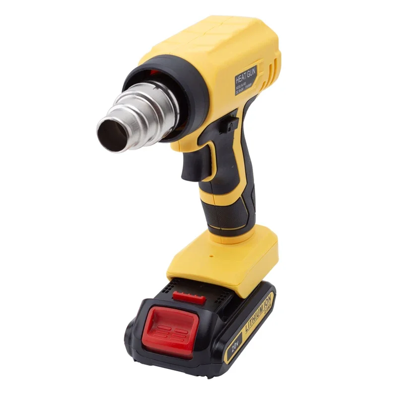 

360W Portable Heat Gun for DeWalt 18/20V Li-ion Battery Industrial Handheld Electric Heat Gun with 4 Nozzles