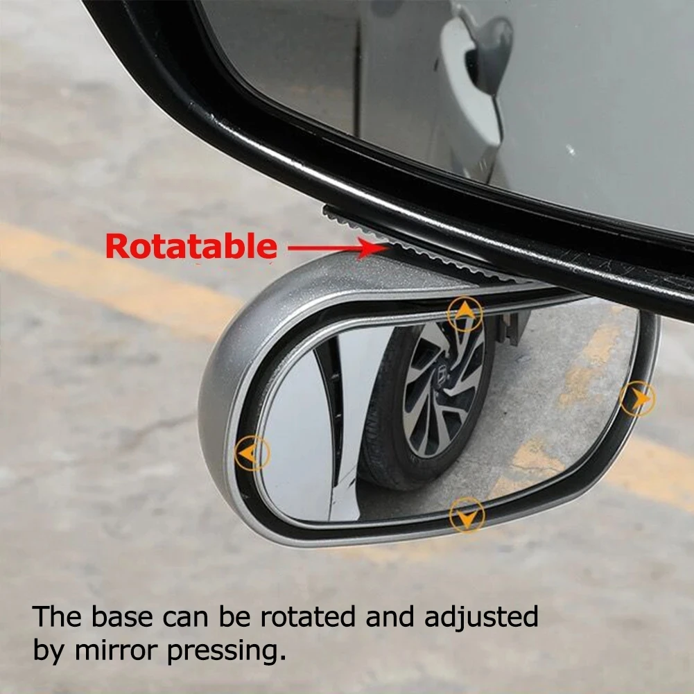 

Car Rear View Mirror Blind Spot Mirrors Waterproof 360 Degree Wide Anger Parking Assitant Auto Rearview Safety
